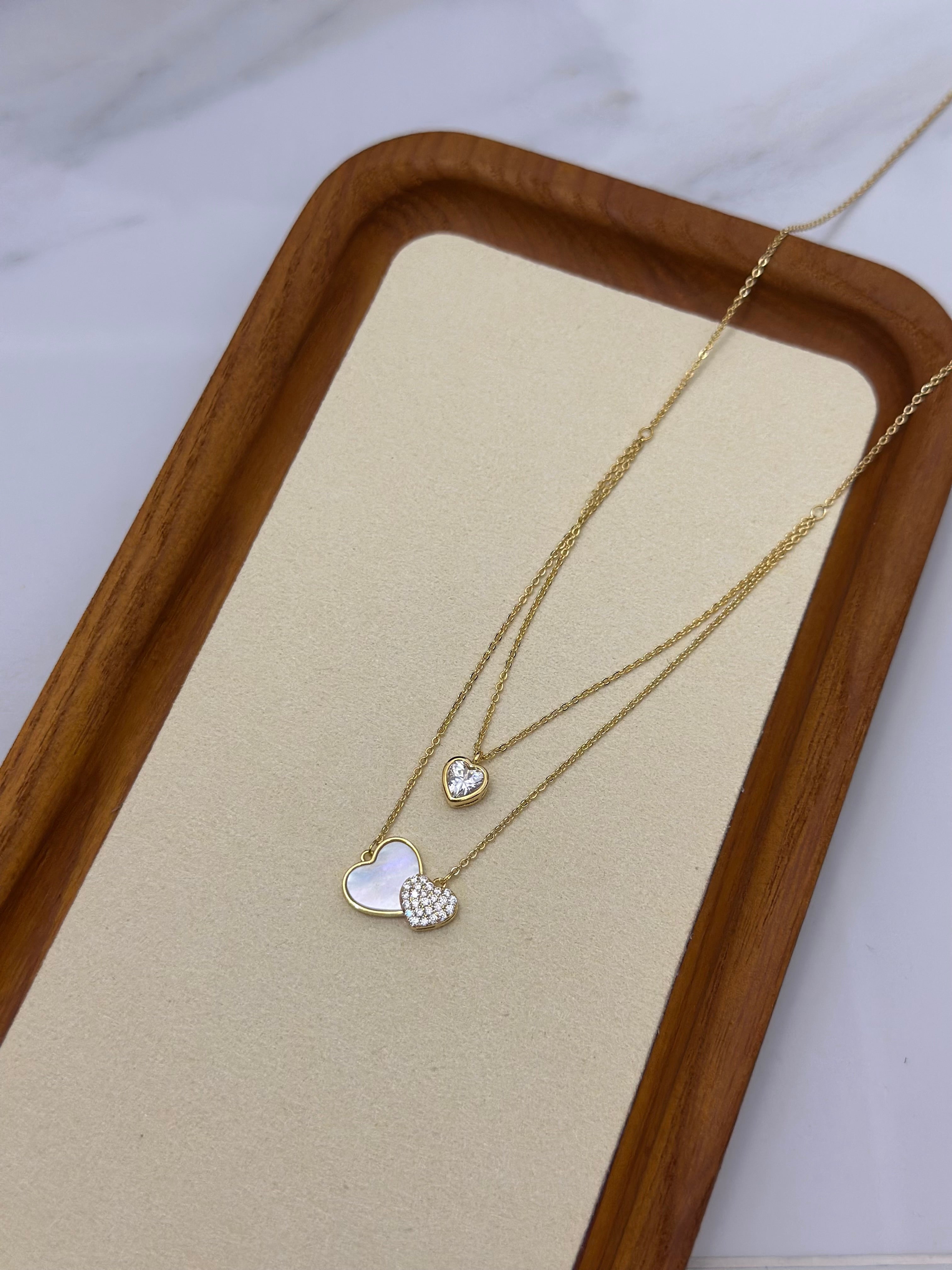 Double Hearts Necklace