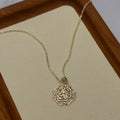 Gold Floral Necklace