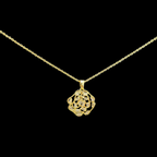 Gold Floral Necklace