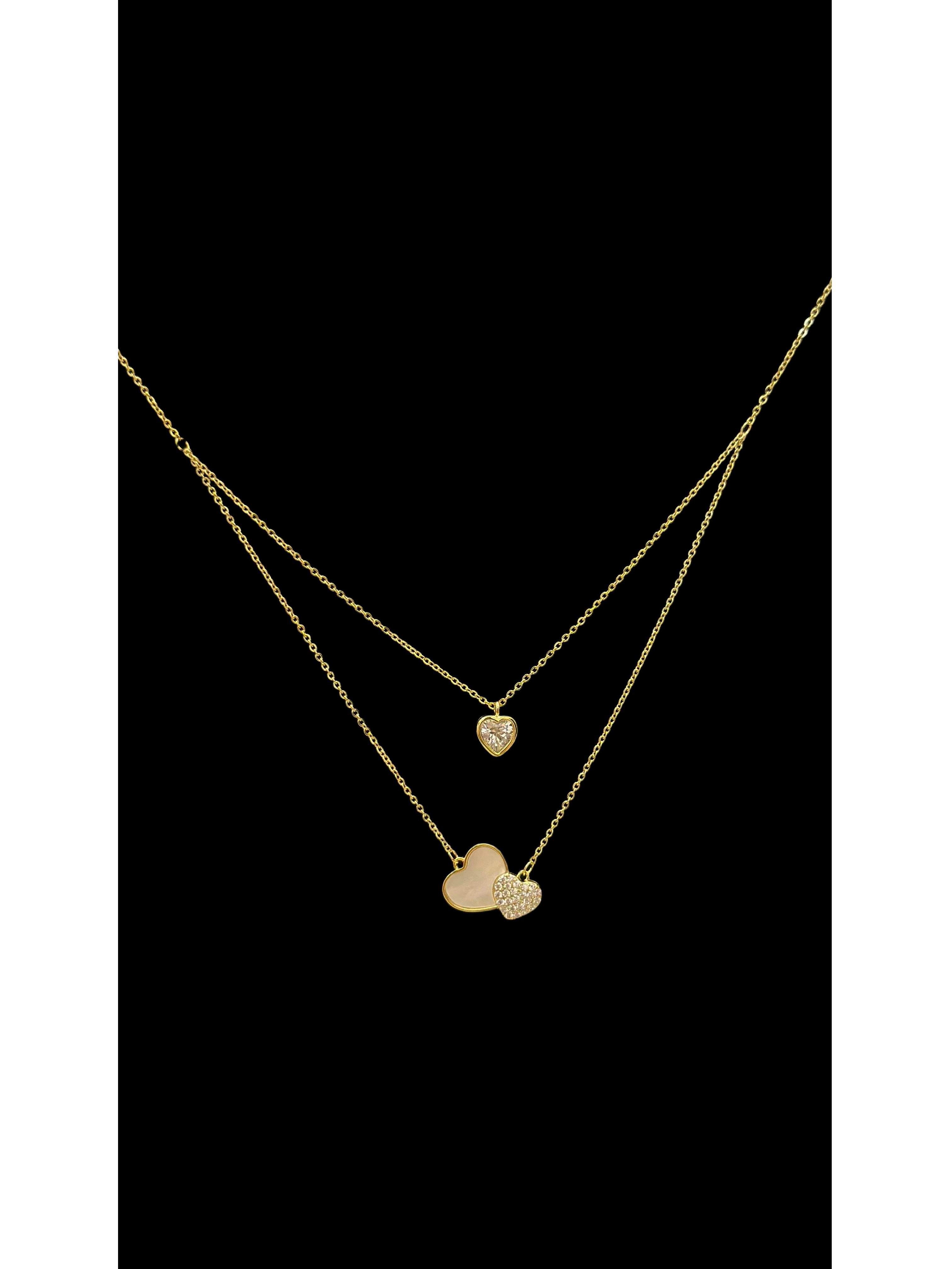 Double Hearts Necklace