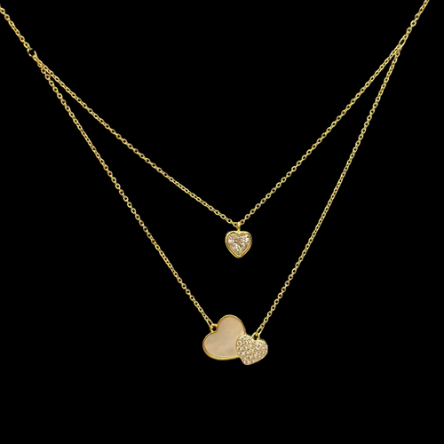 Double Hearts Necklace