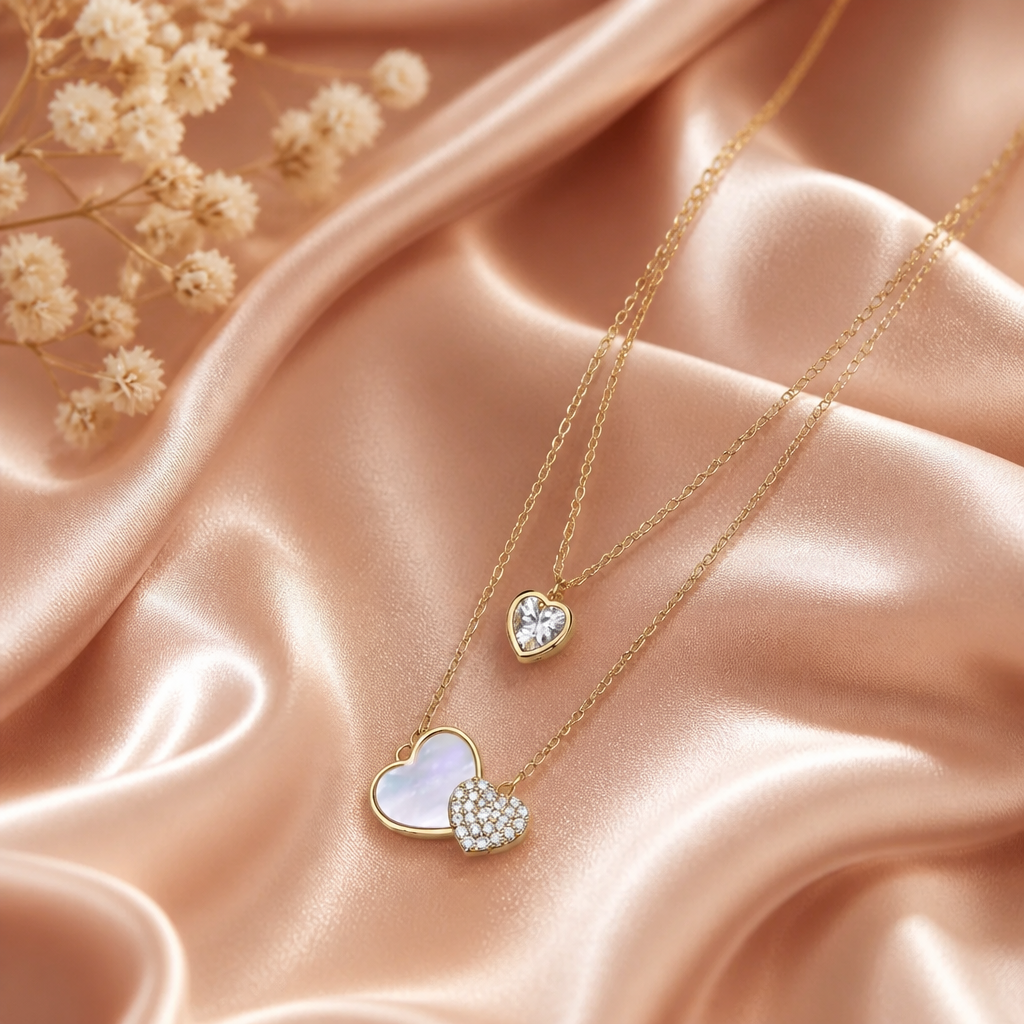 Double Hearts Necklace