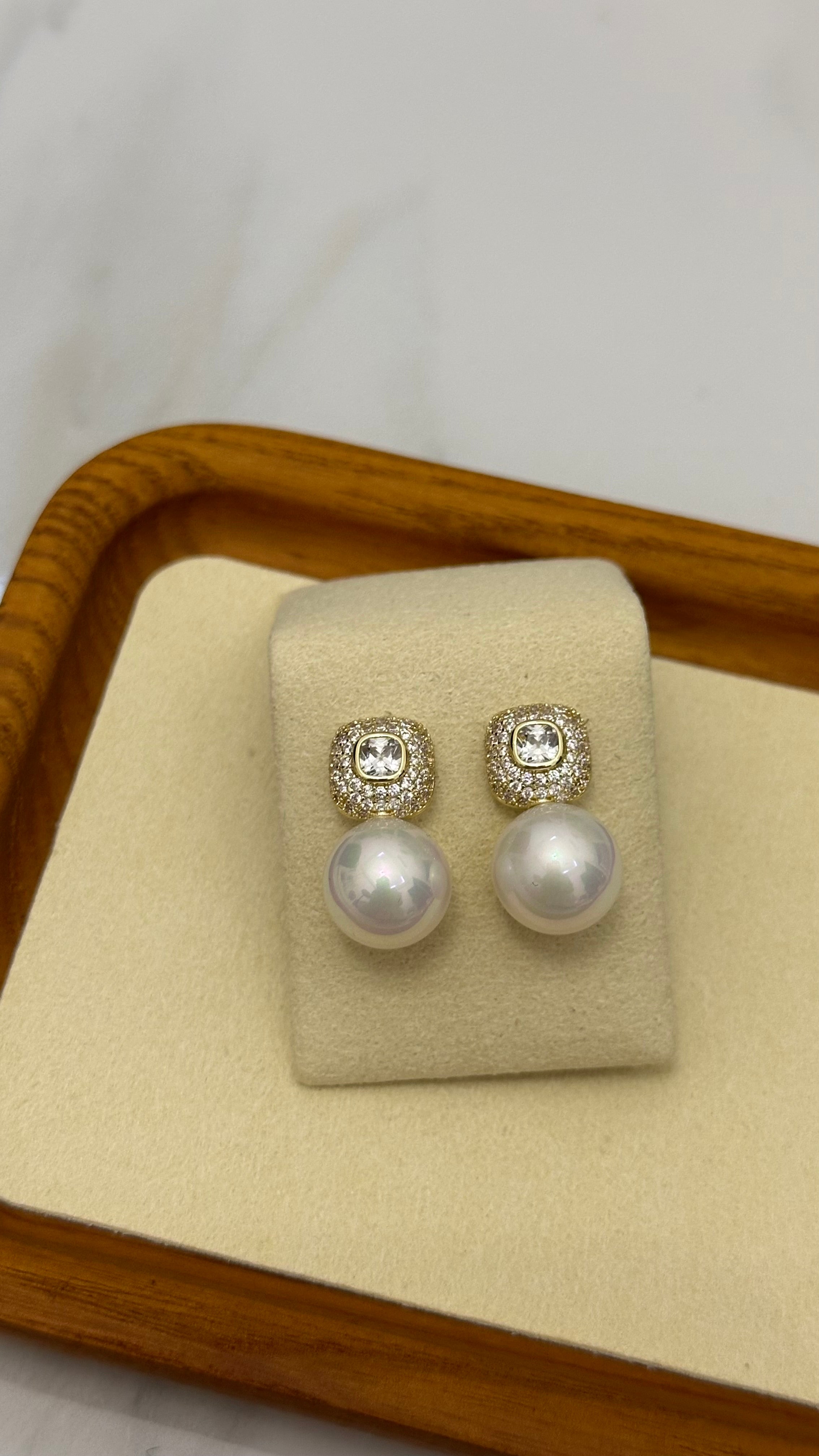 Elegant Pearl Earrings