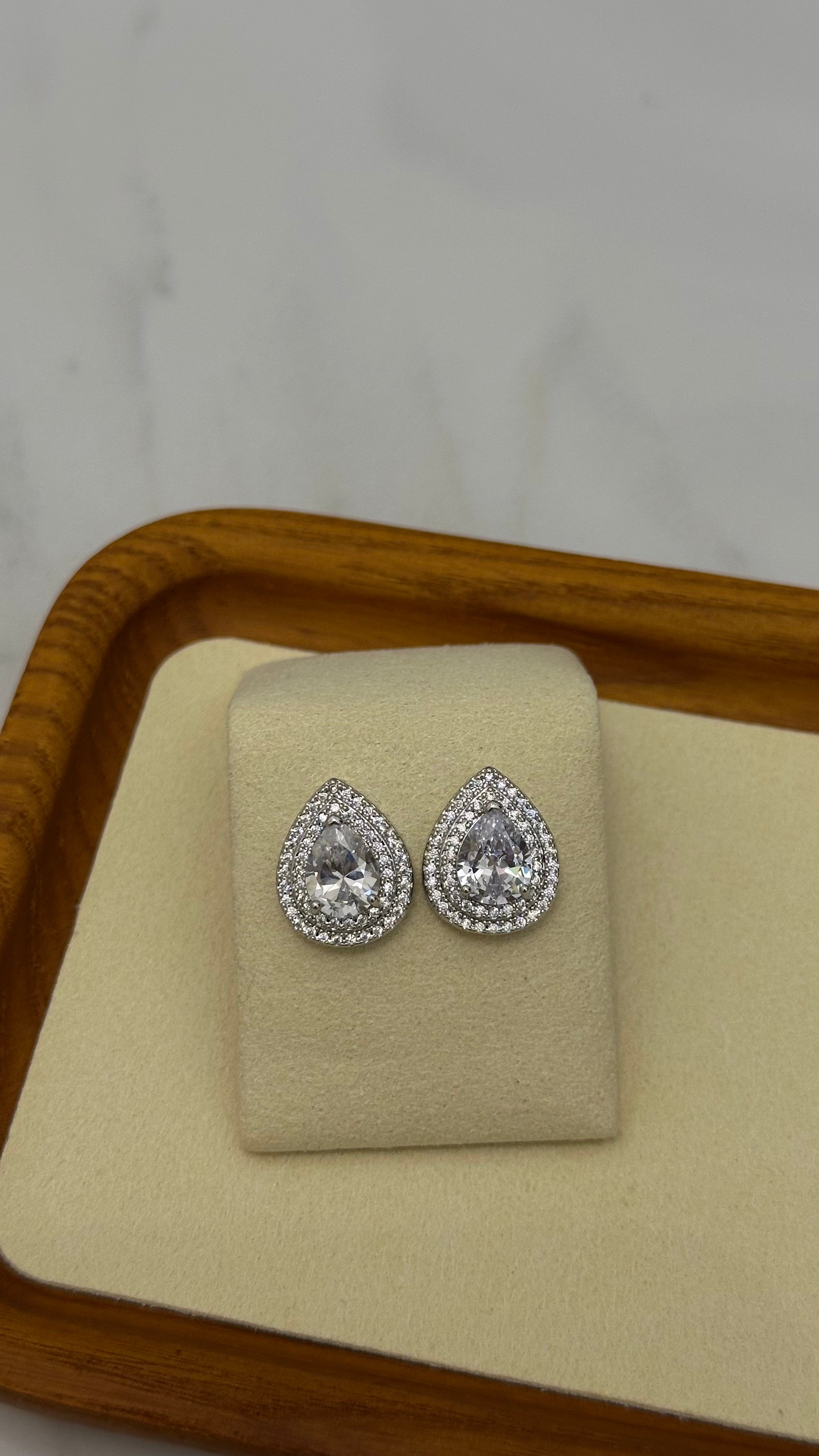 Crystal Tears Earrings