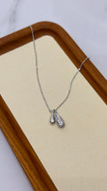 Silver Drops Necklace