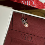 Pearled Butterfly Necklace